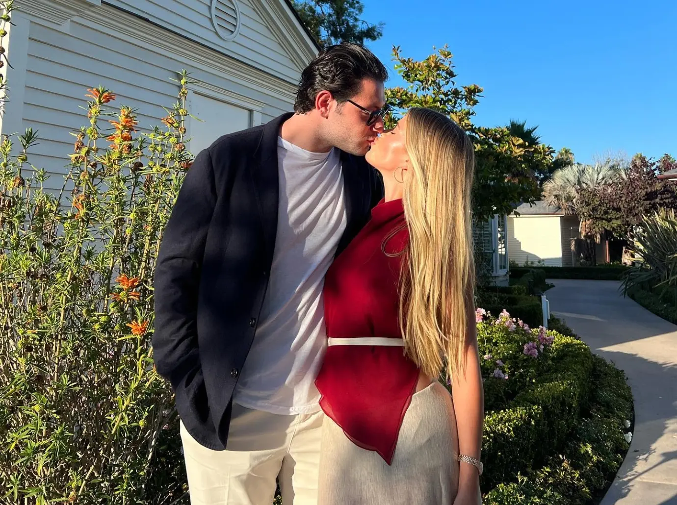 Chris Evans Alba Baptista baby Alma Grace Hollywood celebrity couple