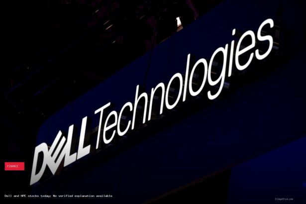 Dell and HPE stocks today