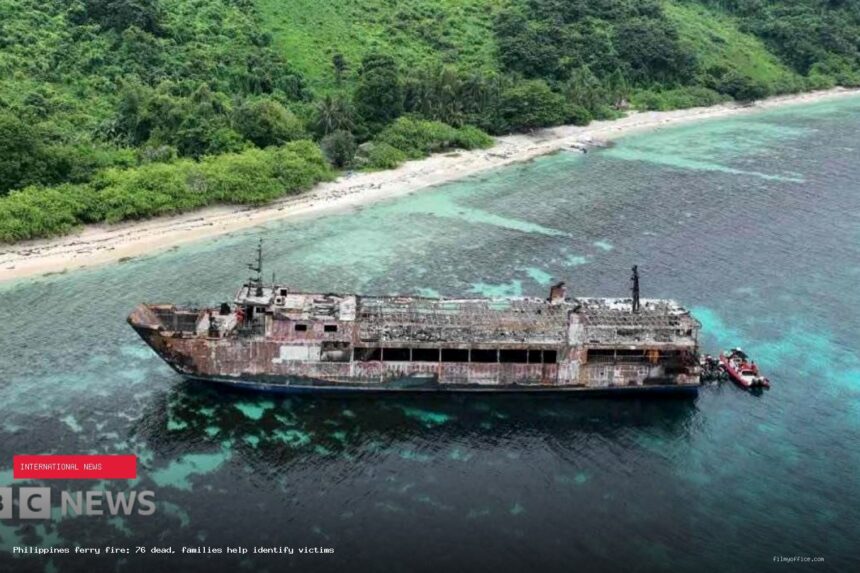 Philippines ferry fire