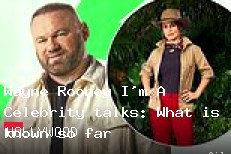 Wayne Rooney I'm A Celebrity